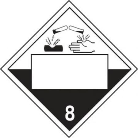Accuform 10.75 in W, 10.75 in H, Adhesive Poly MPL800VS25